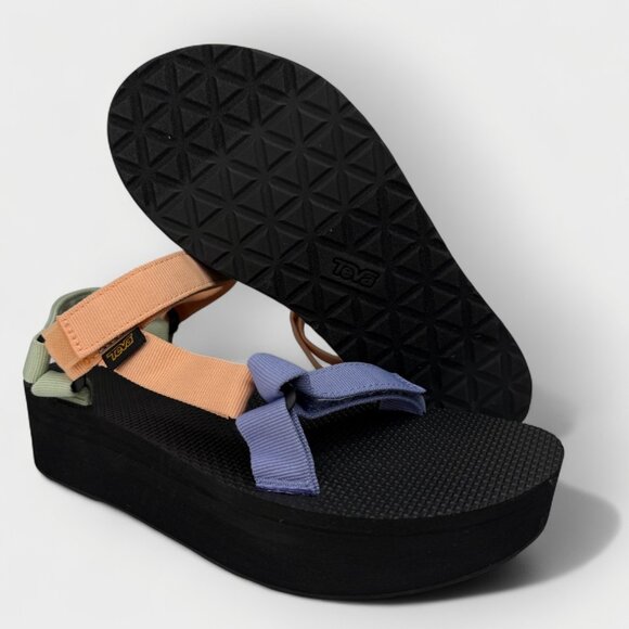 Teva Platform Universal Sandal Multi-Color Women’s 10 (1008844) Adjustable New - Picture 8 of 10